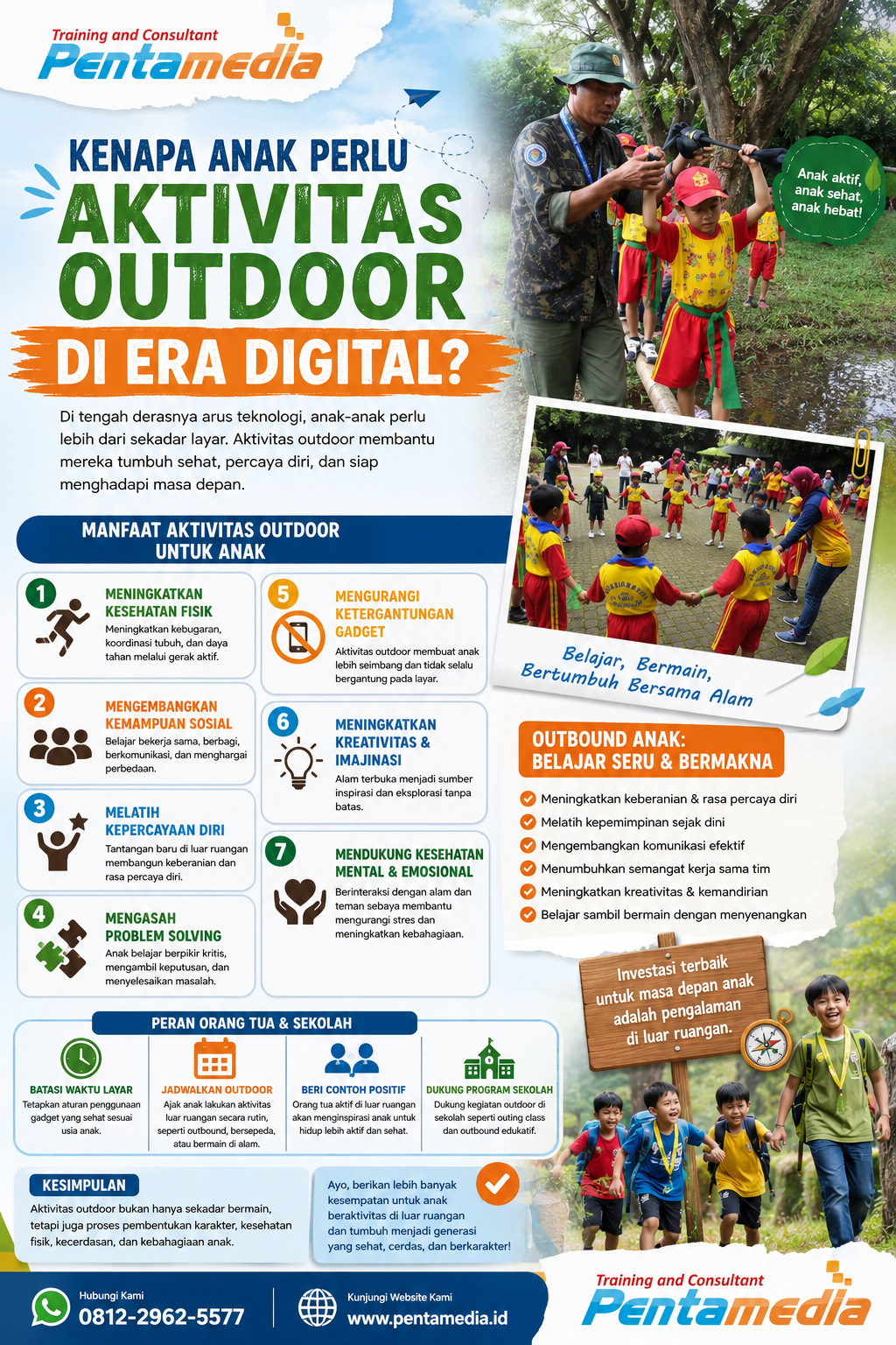 Kenapa Anak Perlu Aktivitas Outdoor di Era Digital? – Pentamedia.id